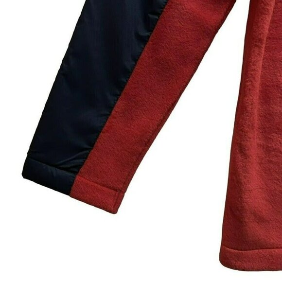 Mens columbia Basin Butte fleece full zip  Red And Navy Blue Cozy New NT Size L - Picture 4 of 12